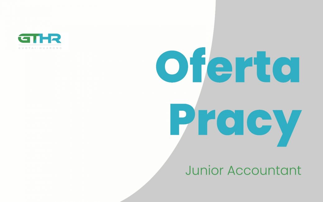 Oferta pracy Junior Accountant GTHR Prusice